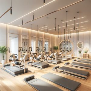 Pilates studio interior design