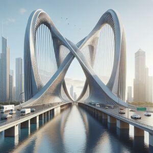 Unique wishbone bridge design