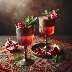 Persian-inspired craft cocktails.