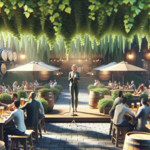 Beer garden CEO announcement