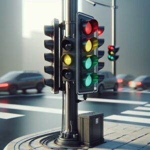 Intersection Traffic Light Installation