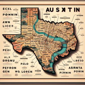 Map of Austin pronunciations.