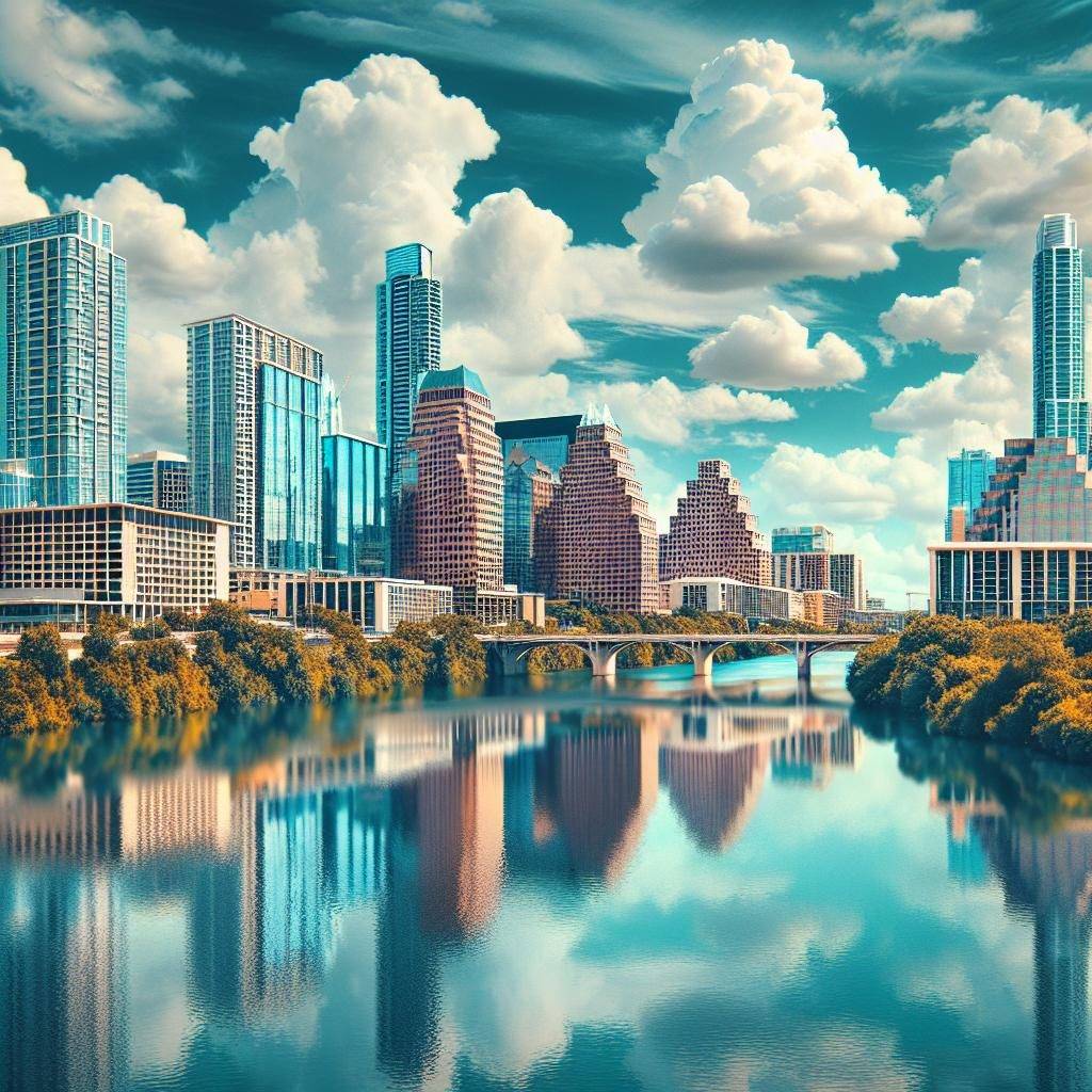 Austin skyline zoom backgrounds.