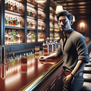 Man stopped at bar