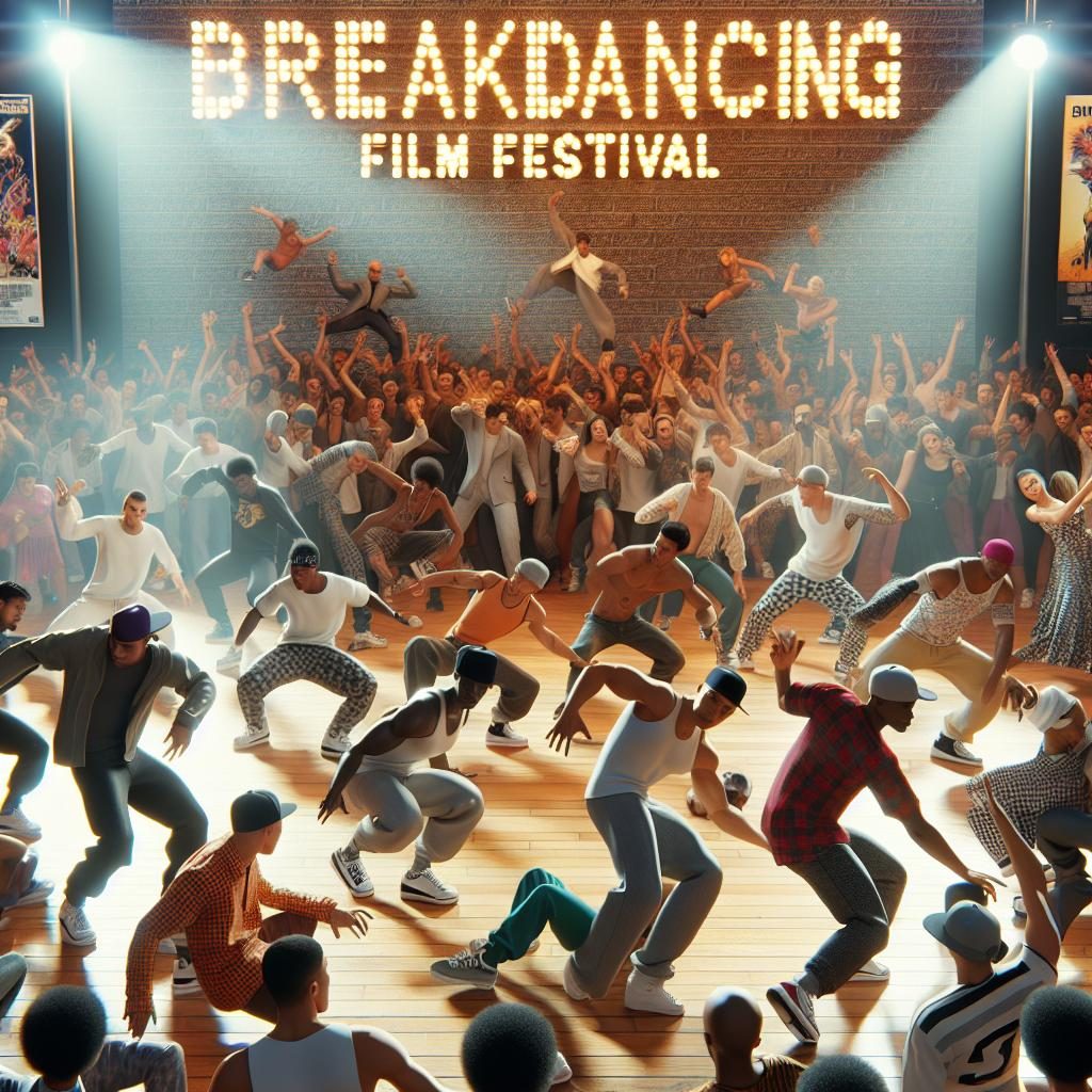 Breakdancing film festival celebration.