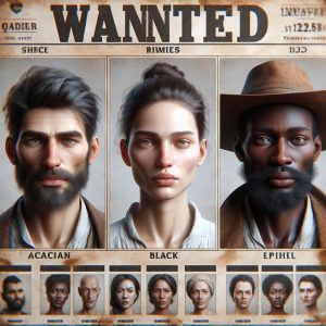 Wanted poster theme