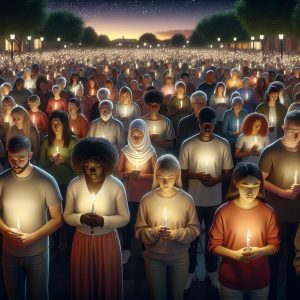 Community vigil for healing