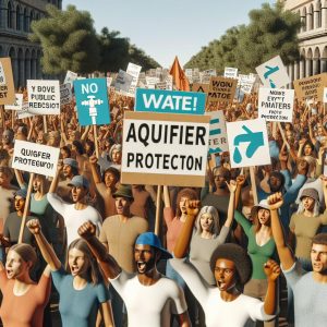 Aquifer protection protest