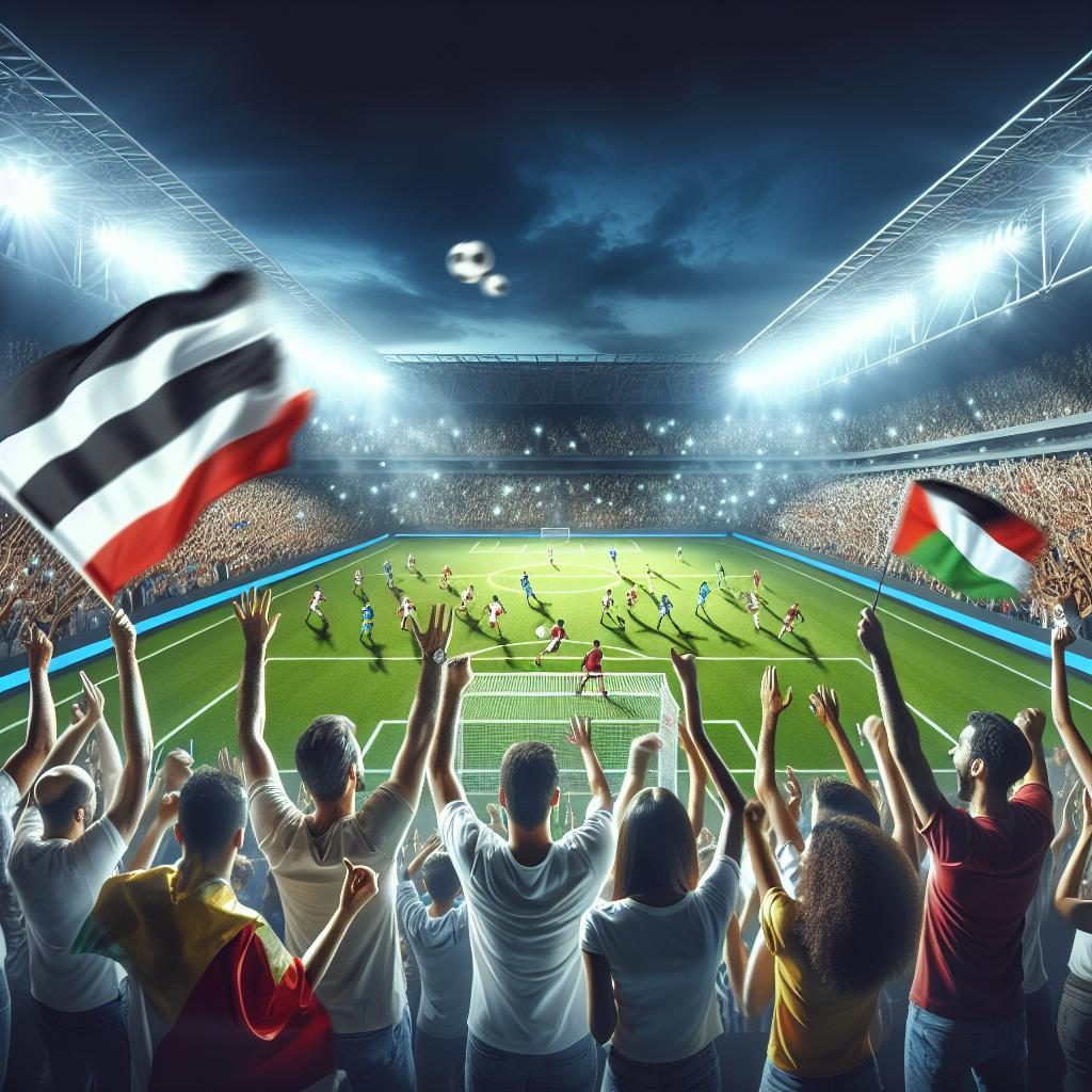 Football Showdown Atmosphere