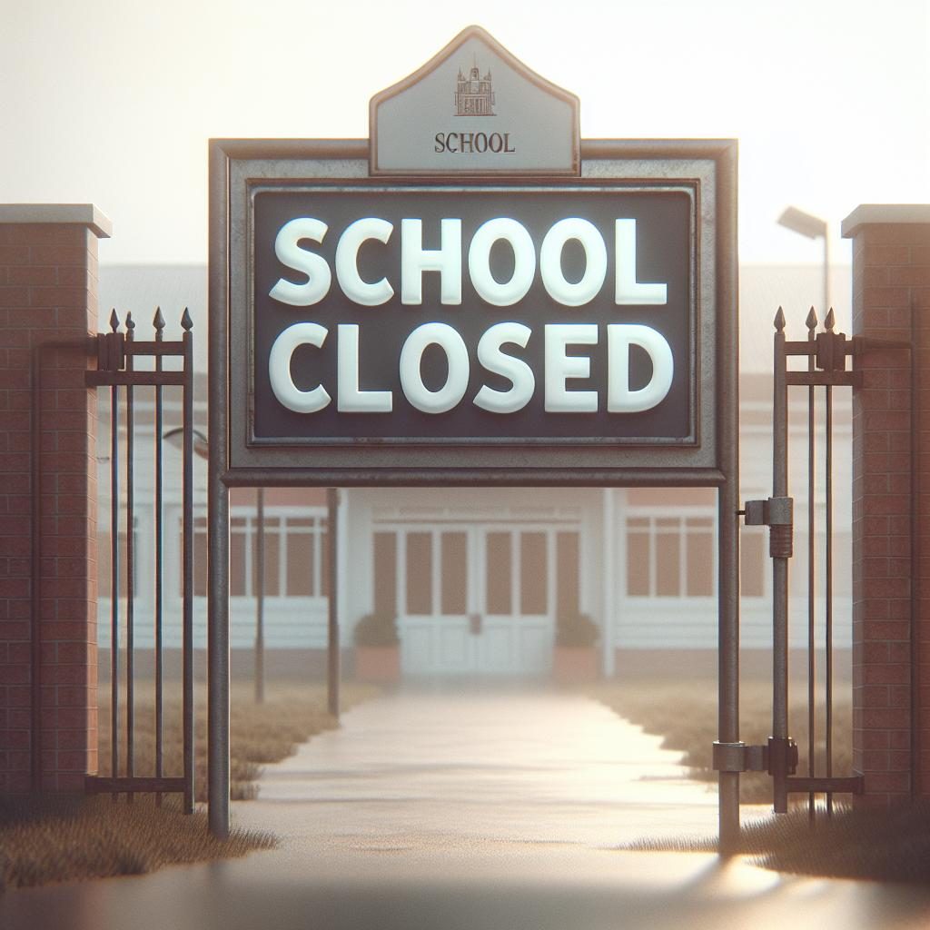 School Closure Signage