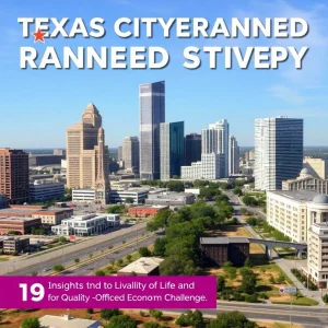 Texas Cities Ranked in Livability Study: Insights into Quality of Life and Economic Challenges