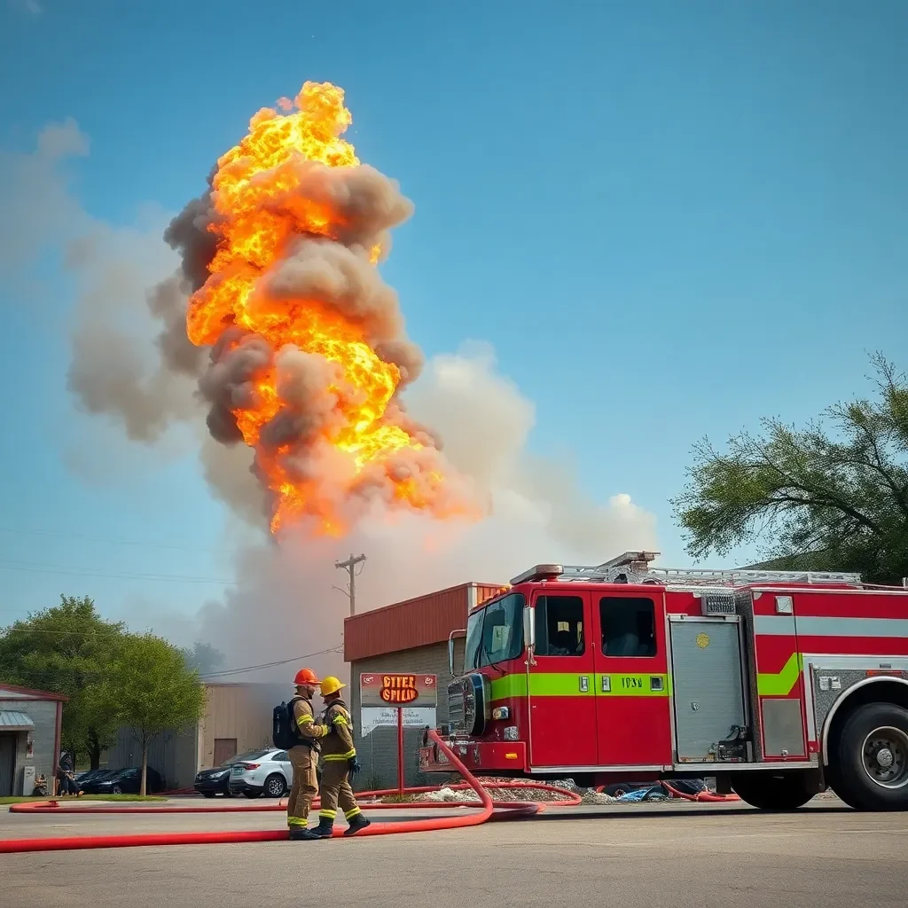 Austin Fire Department Controls Explosive Fire Incident with No Injuries Reported