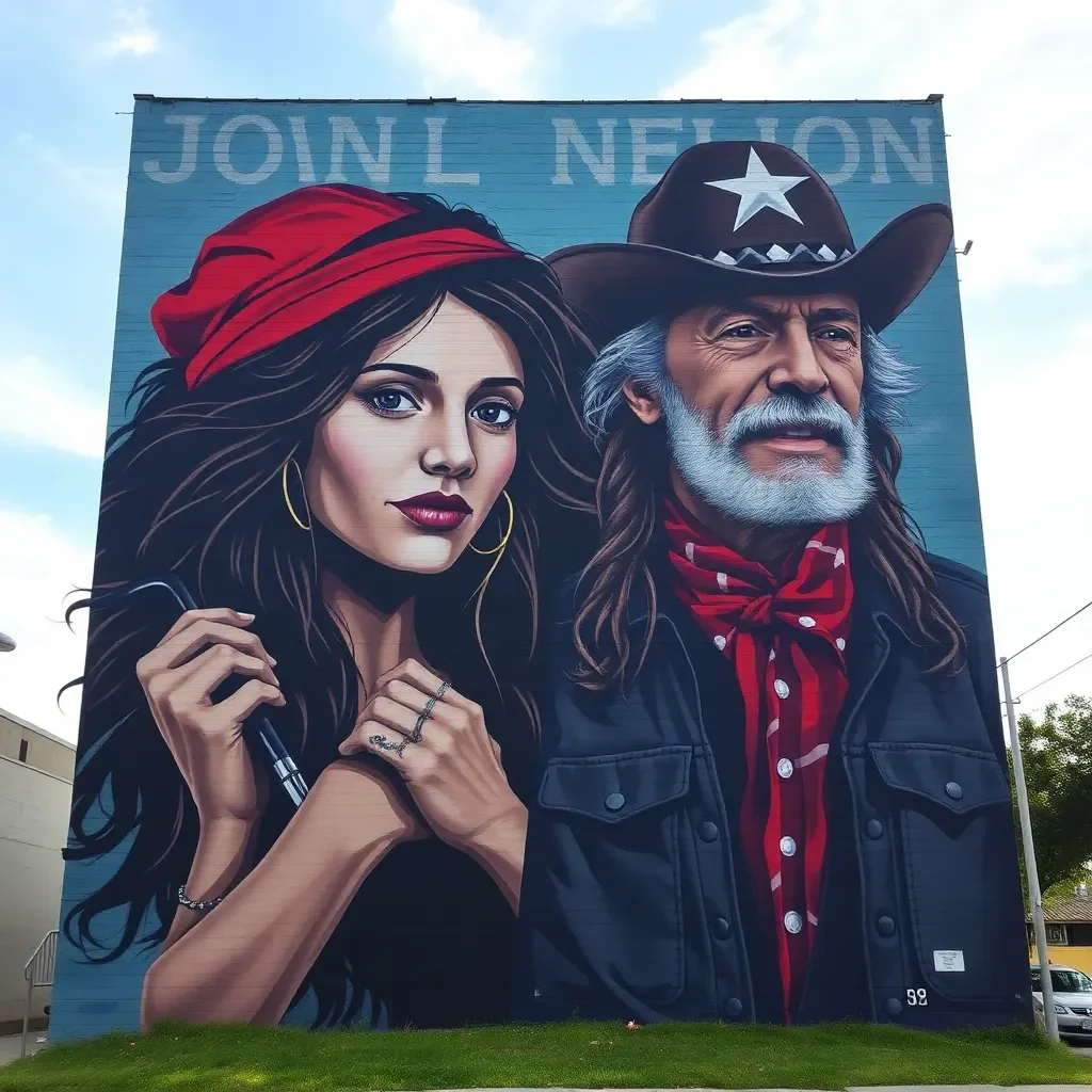 Austin's Beloved Mural of Janis Joplin and Willie Nelson Faces Demolition Threat