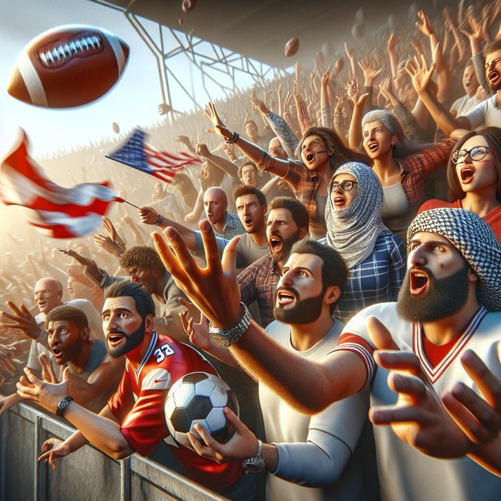 Dynamic Football Fan Frenzy