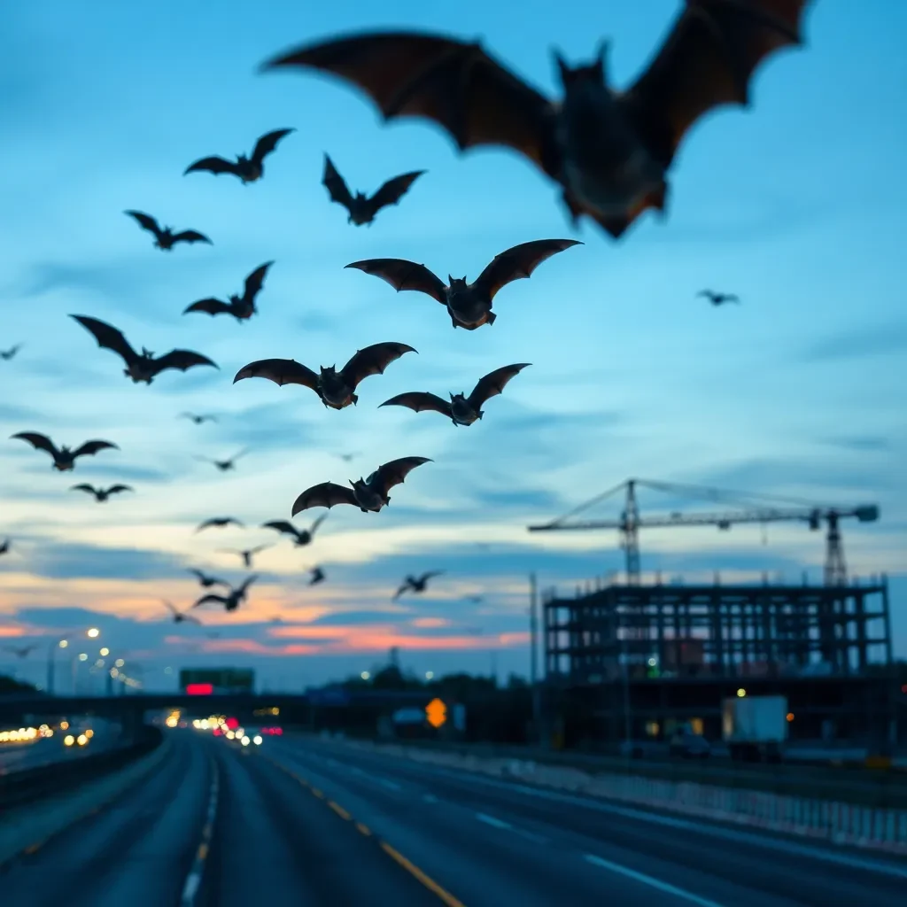 Austin's Iconic Bats Face Displacement Due to I-35 Expansion Project