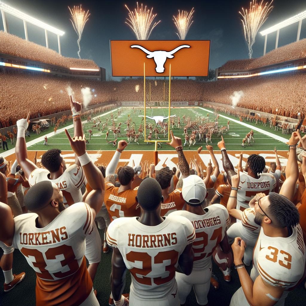 Texas Longhorns Victory Celebration