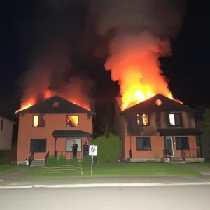 Late Night Fire Displaces Family from Austin Duplex, Investigation Underway