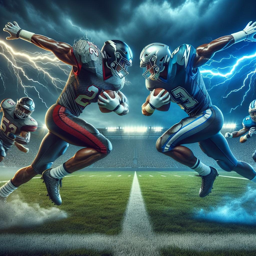 Football teams clash metaphorically