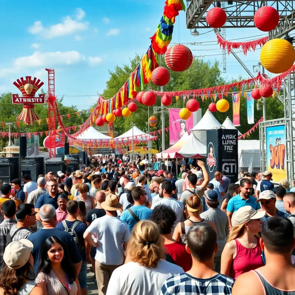 Crowd enjoying an outdoor music festival in Austin 2025