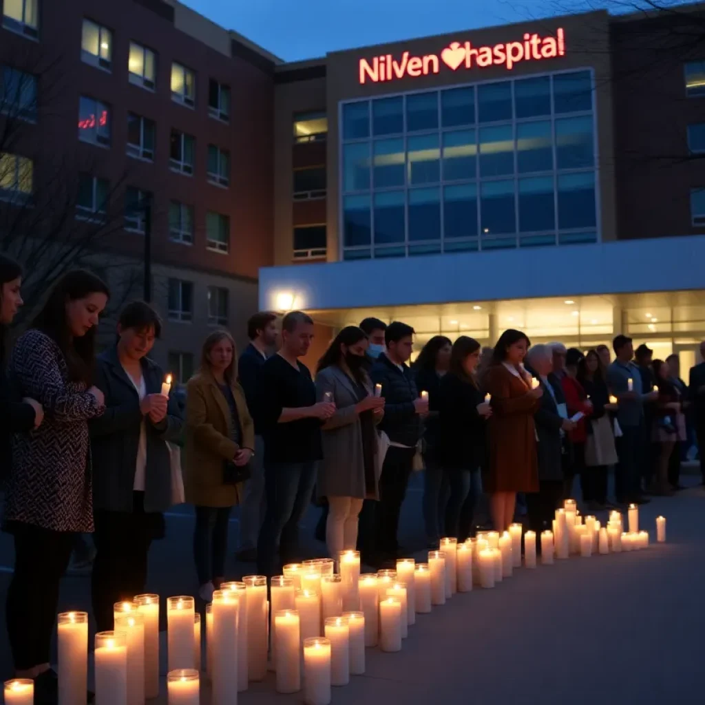 Vigils in Austin for a deceased infant