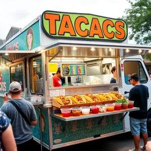 Paprika taco truck serving delicious suadero tacos in Austin.