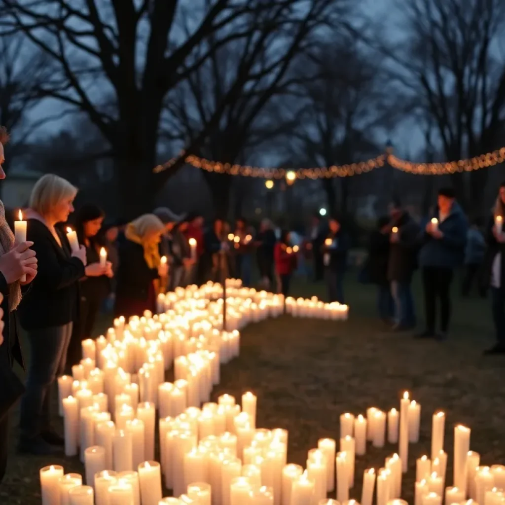 Candlelight vigil for child victims in Austin