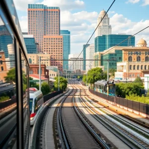 Light rail design concept in Austin, Texas