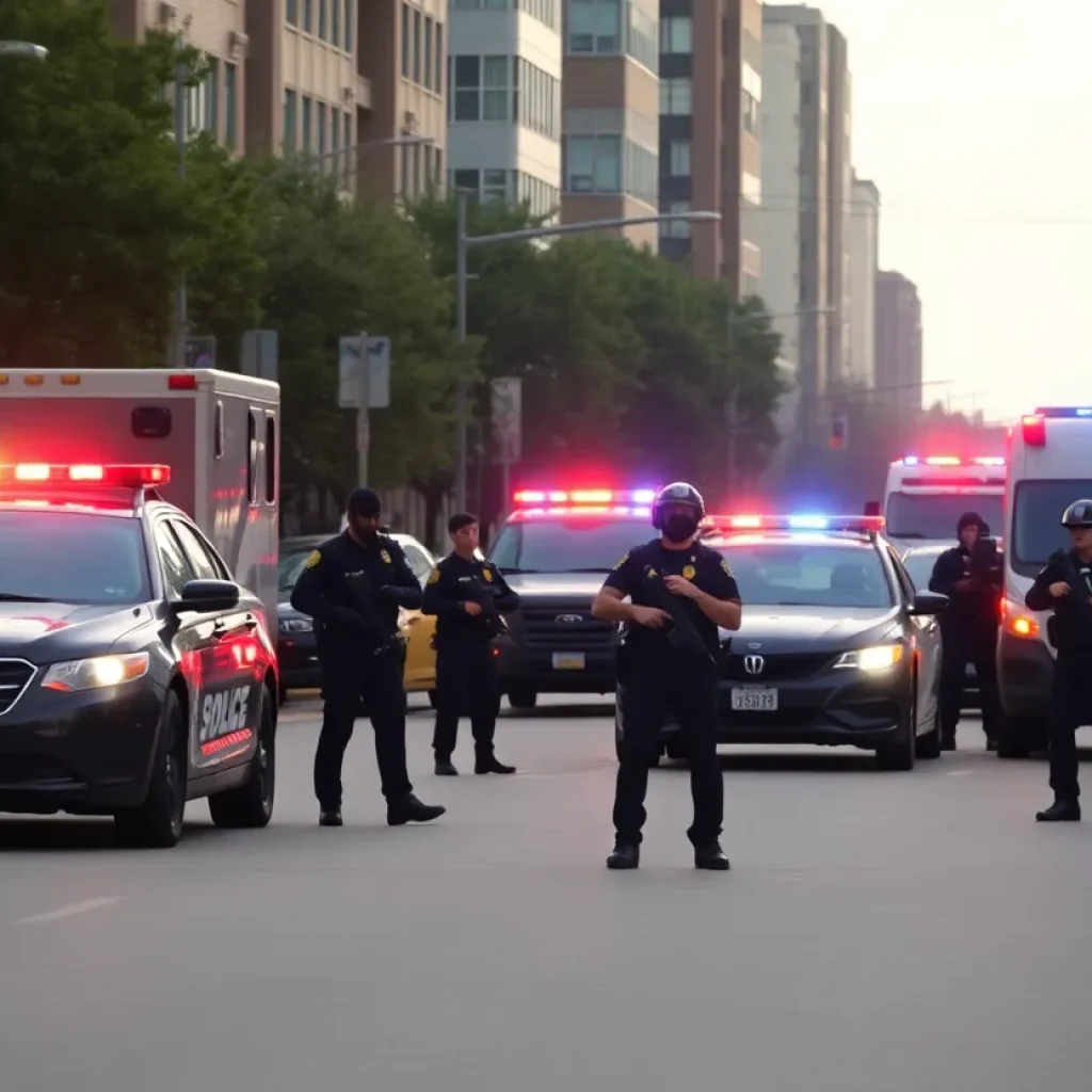 Austin SWAT team responding to a traffic incident