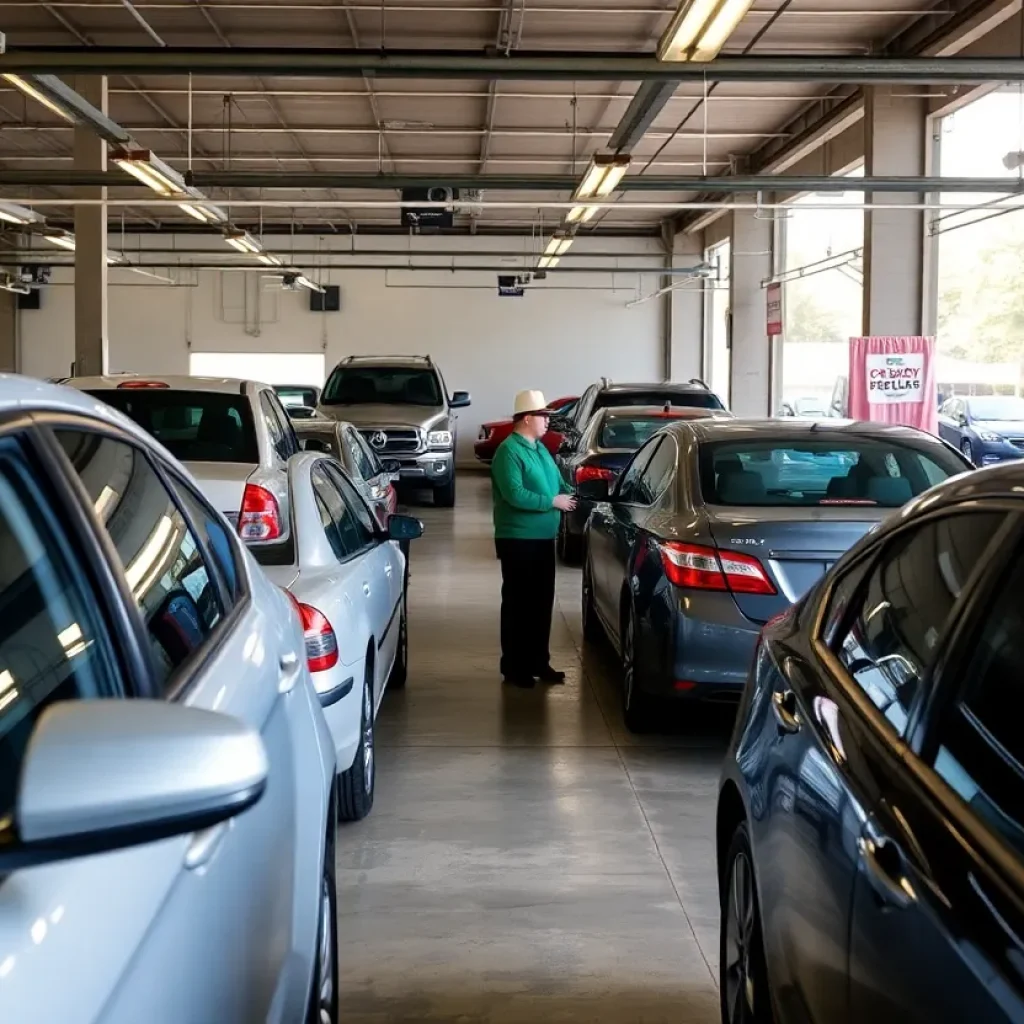 Car inspection shop in Central Texas