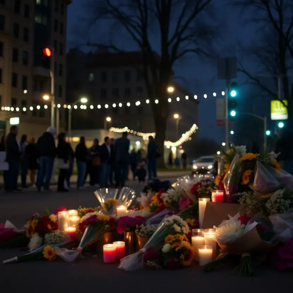 Memorial for shooting victim Jessica Shaw in Austin