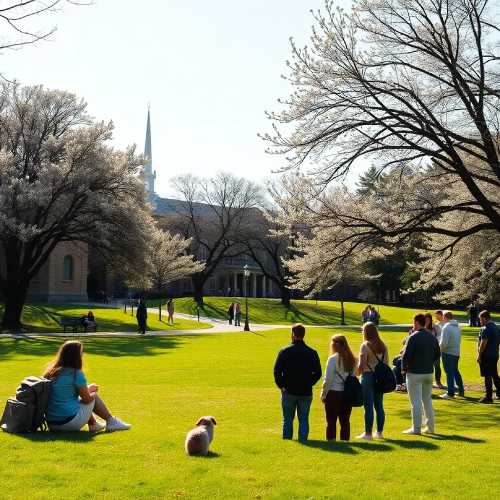 Students at the University of Texas Austin reflecting on loss