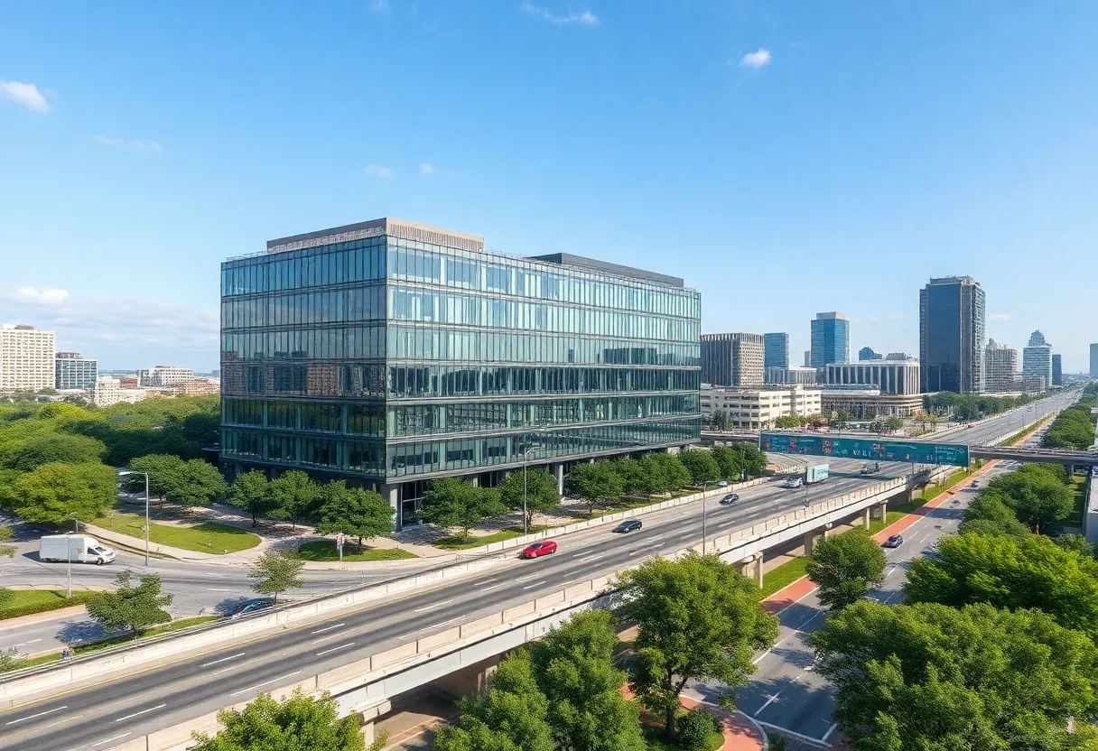 A new office building in Austin, Texas
