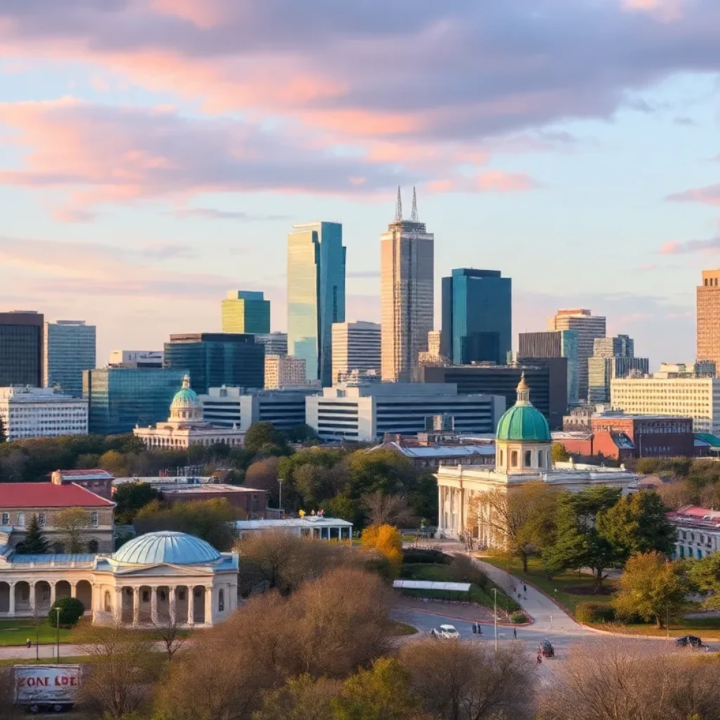 Austin skyline illustrating the impact of canceled humanities grants on cultural institutions.