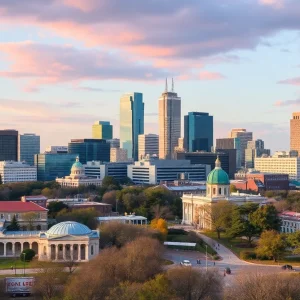 Austin skyline illustrating the impact of canceled humanities grants on cultural institutions.