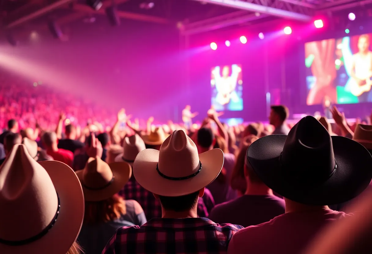 Crowd enjoying a musical performance at Austin City Limits.