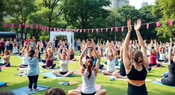 Austin Hosts Successful Singles Yoga in the City Event